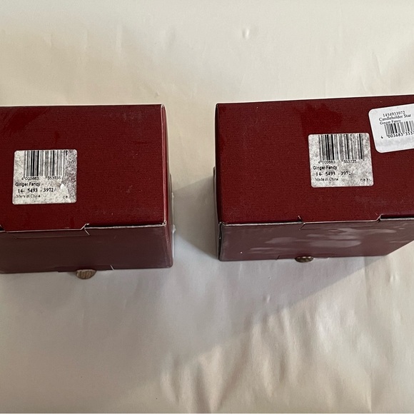 Villeroy&Boch Star Candle Holders Ginger Fancy Boxed - Picture 3 of 13